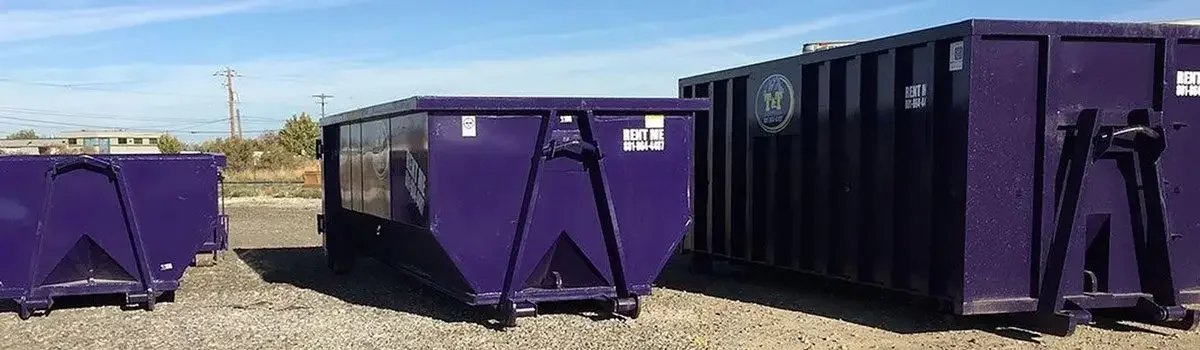 CobraEQ roll-off dumpsters ready for deployment